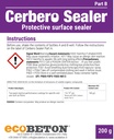 Cerbero Sealer Part B Label